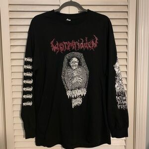 Wormridden Festering Grave death metal long sleeve band shirt